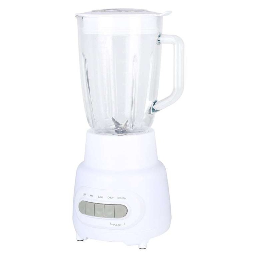 Mainstays Glass Jar 5 Speed Blender 48 Oz White 6-Cup Capacity New